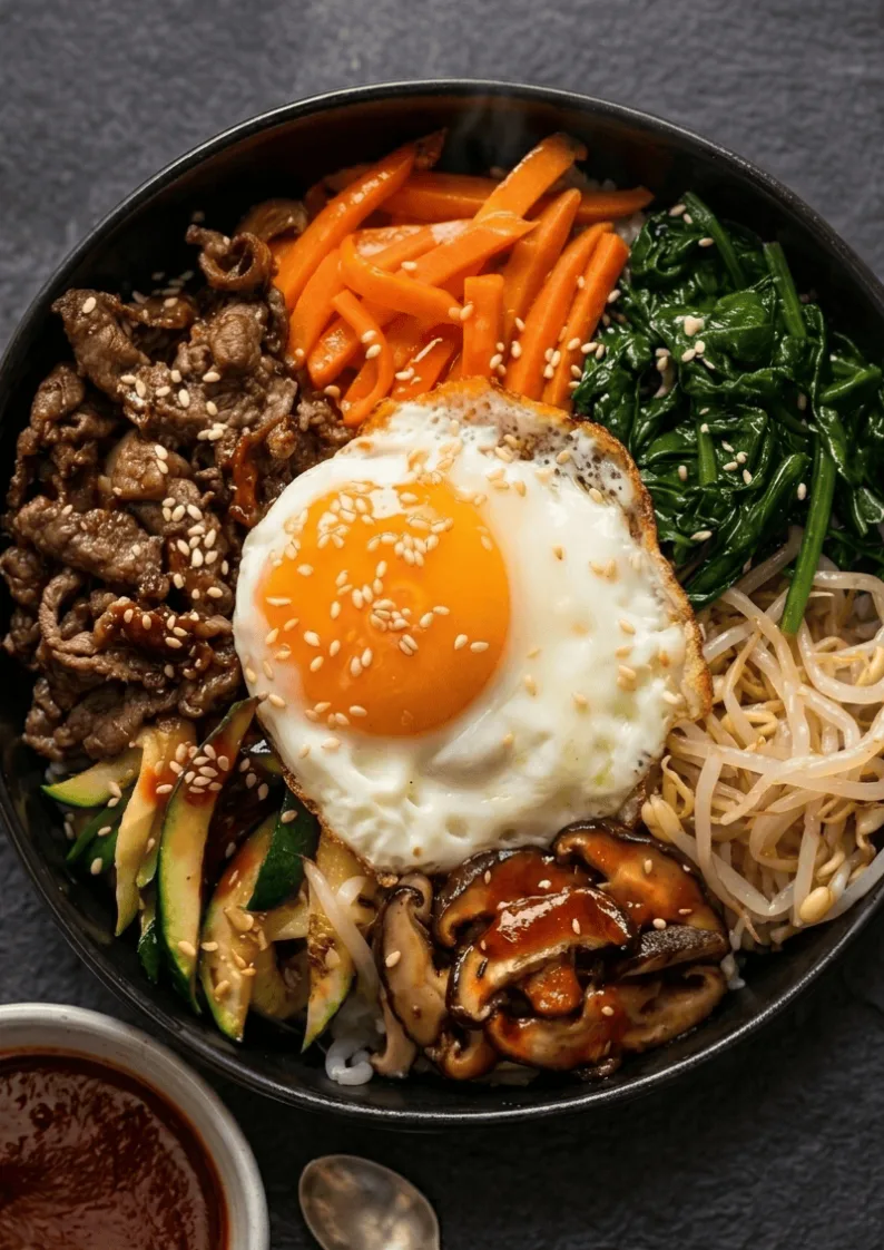 Foto de Bibimbap coreano